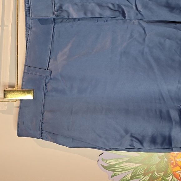 Torrid - Relaxed Taper Satin Cargo Pant in Blue Horizon​​​​ - Picture 3 of 12